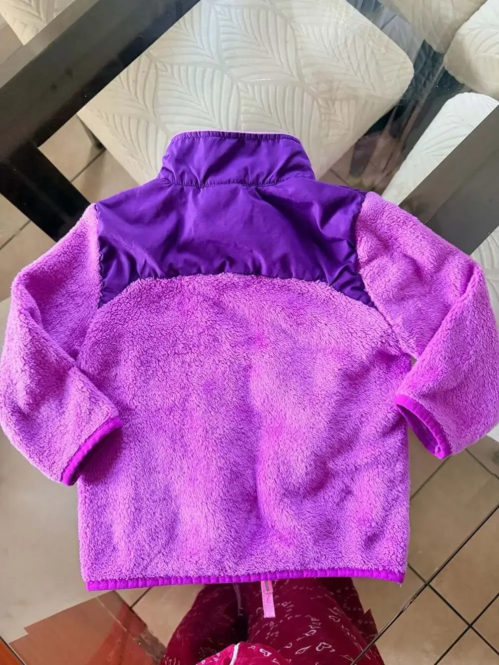 Champion C9 Toddler Girls Purple Pink Fleece Full Zip Jacket Size 2T